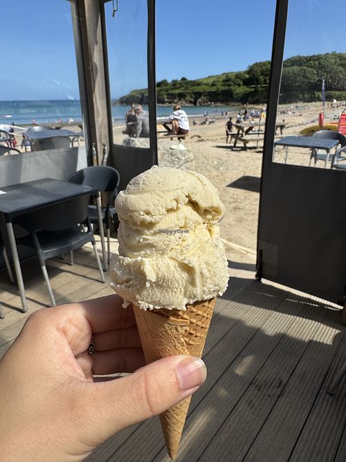 Vegan vanilla ice cream! 🍦   at Life's a Beach in Falmouth