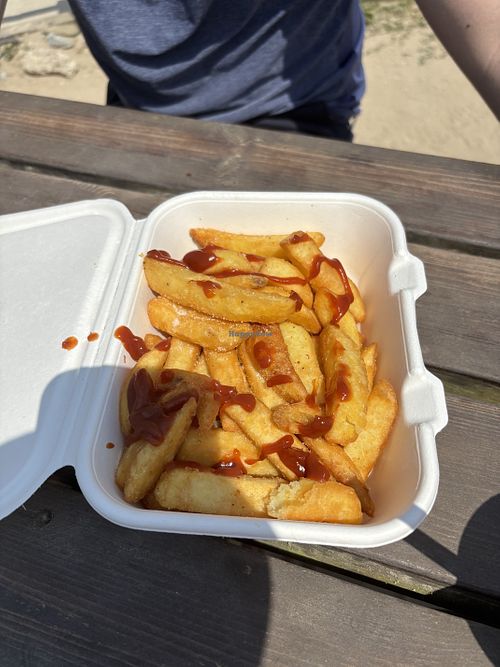 Chips  at Life's a Beach in Falmouth