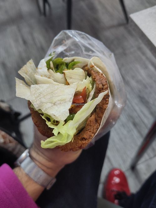 Tortilla wrap at Hanım & Ağa Çiğköfte in Nuremberg