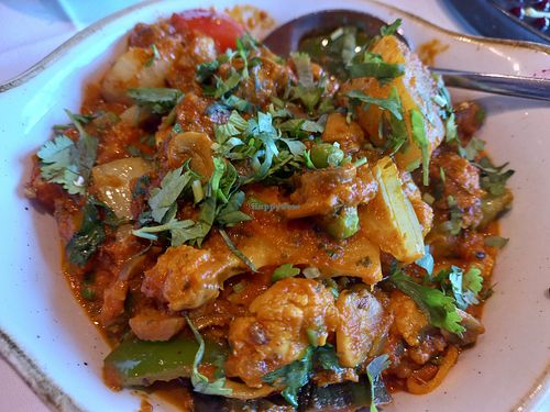Kadai Sabzi at Mittee Indian Restaurant in Bromley