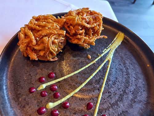 Onion bhaji at Mittee Indian Restaurant in Bromley