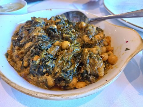 Chana Saag at Mittee Indian Restaurant in Bromley