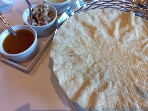 Popadum at Mittee Indian Restaurant in Bromley