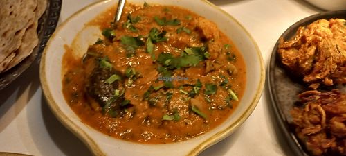 Veg curry at Mittee Indian Restaurant in Bromley