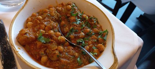 Potato chana masala at Mittee Indian Restaurant in Bromley