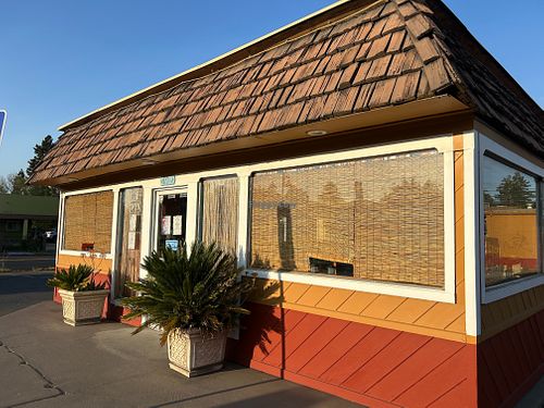 Amita Garden has its own small building in downtown Ukiah with a parking lot at Amita Garden in Ukiah