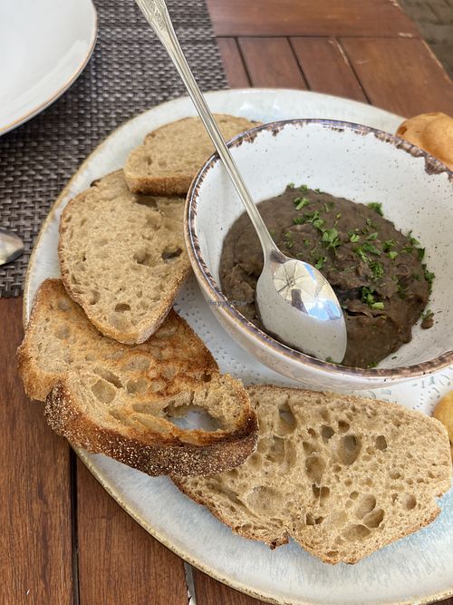 Lentil ‘hummus'  at La Table du Clos - Le Clos Corbier in Ay-champagne