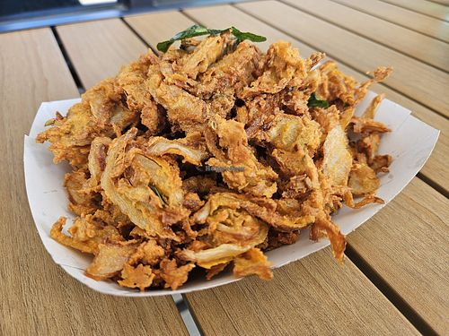 Onion Pakora (Fritter) at Chai Fresh in Morrisville
