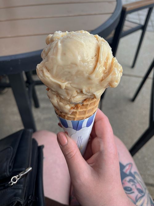 Vegan Sea Salt Caramel Ice Creamm  at Bella Vita Coffee & Cream  in Exton