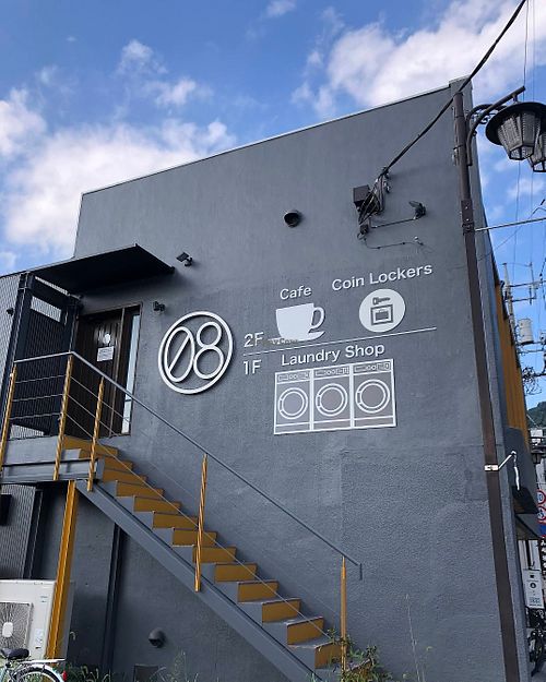 Storefront at Café DINA in Fujikawaguchiko