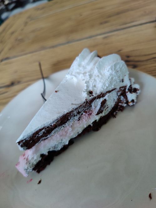 Vegan blackberry cake at Oliv in Cologne