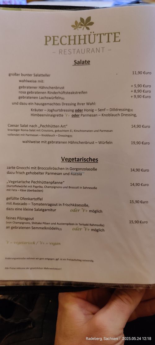  at Restaurant Pechhütte in Radeberg