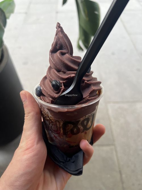 Açai softserve  at Nudes in Barcelona