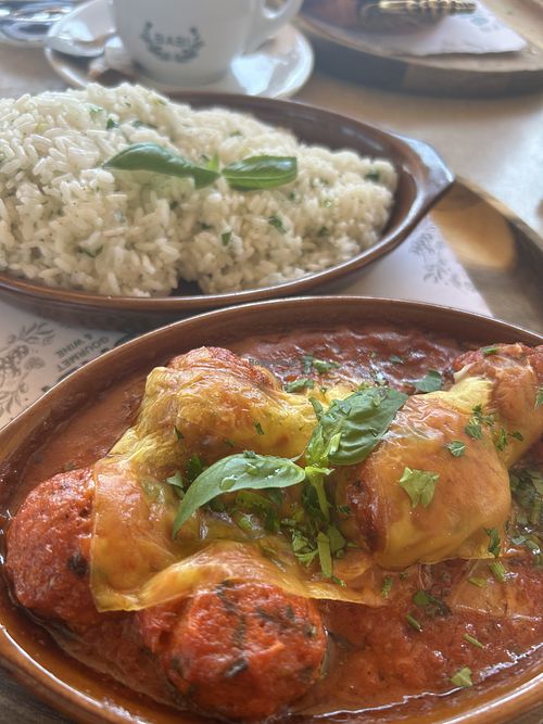 Vegan meatballs  at Babi Gourmet and Wine in Podgorica