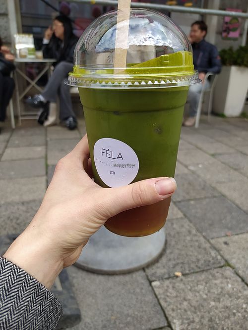Matcha Lemonade at FÉLA in Munich