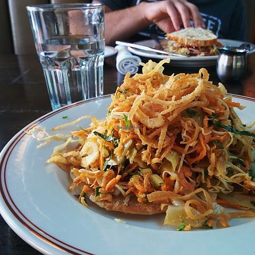 Vegan Scallion Pancakes at Little Goat Diner in Chicago