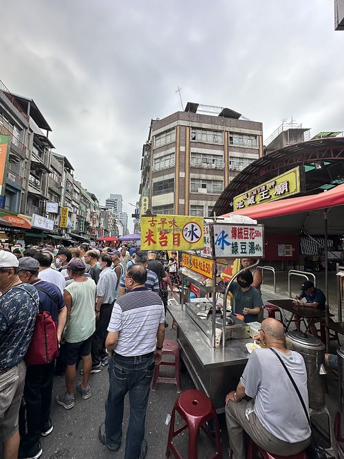 Stall  at Tofu Pudding and Mung Bean Soup in Taipei