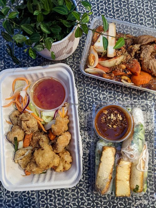 Veg "chicken" nuggets are the best thing ive eaten! at Nha Trang in Frankston