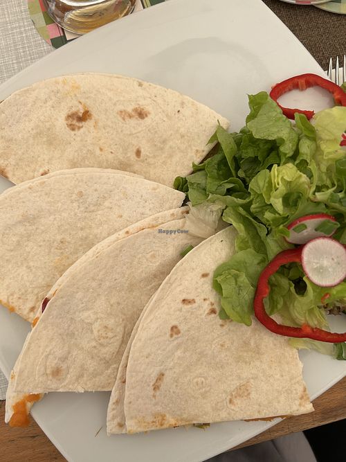 Vegane Gemüse-Quesadillaa  at Lammbrauerei Untergröningen in Abtsgmuend