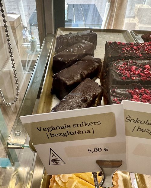 Vegan snickers   at Kafijas Stūrītis in Jurmala