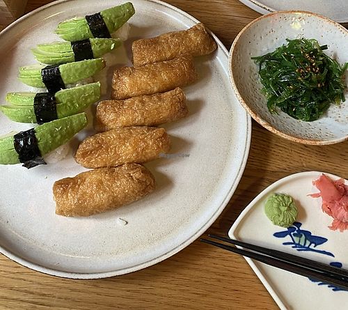 Vegan sushi   at KOKORO in Helsinki