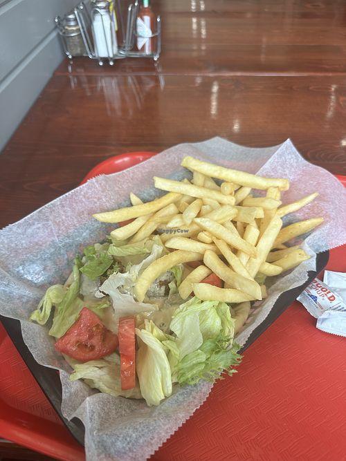 falafel sandwich meal  at Koko's Mediterranean Grille in Chicago