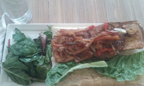 Eggplant poboy at Seed - Faubourg Lafayette in New Orleans