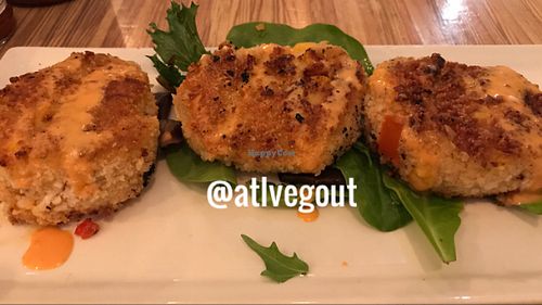 artichoke cakes  at Seed - Faubourg Lafayette in New Orleans