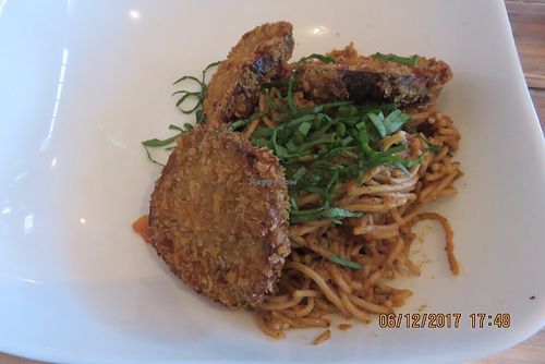eggplant pomodoro at Seed - Faubourg Lafayette in New Orleans