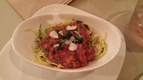 Veggie pasta at Seed - Faubourg Lafayette in New Orleans