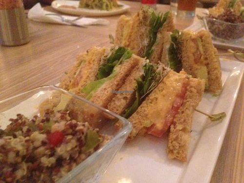 yummie Club Sandwich!! at Seed - Faubourg Lafayette in New Orleans