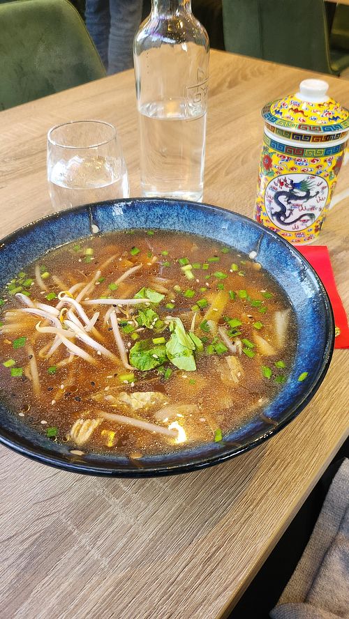 vegan soup at Sonam (Tibetan Family Restaurant) in Paris