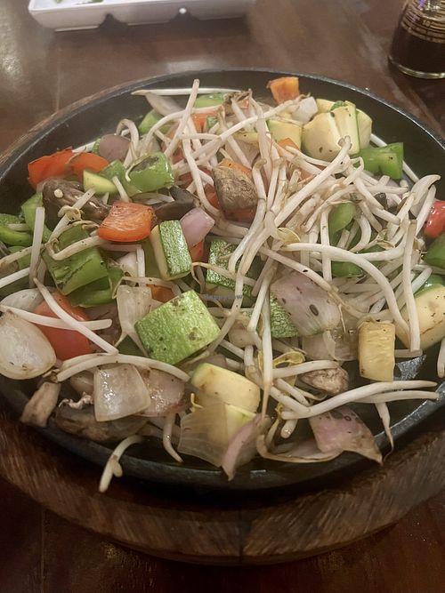 Teppanyaki with tofu - no oil  at Mikoh in Bucerias