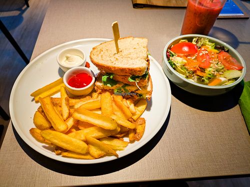 Meal at Katzentempel Berlin Mitte at Katzentempel Berlin Mitte in Berlin