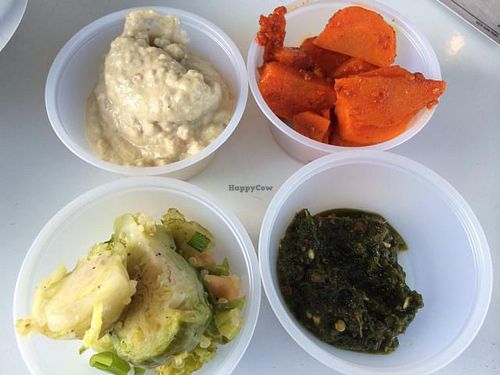 Free sides... at Melrose Burgers by Fala Bar in Los Angeles