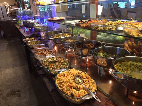 buffet  at 9 Warung in Ubud