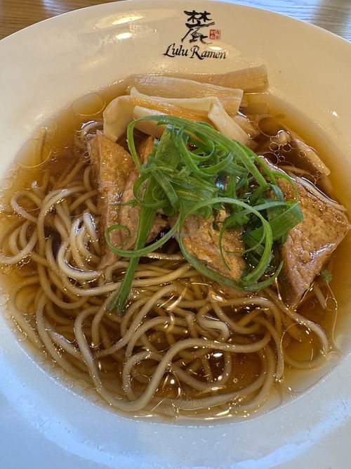 Vegan ramen  at Lulu Ramen in Paddington