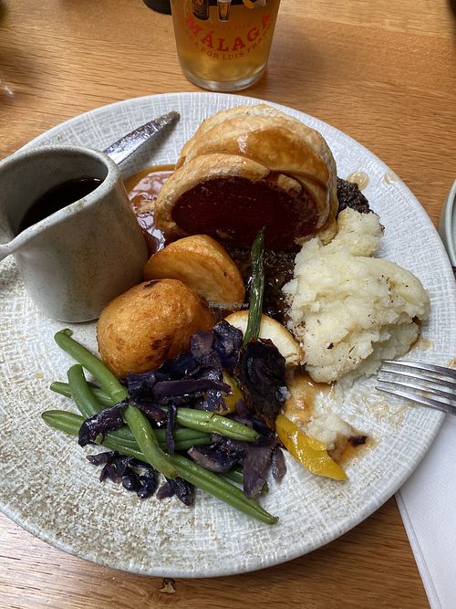 Vegan roast  at Cafe Lovelife in Birmingham