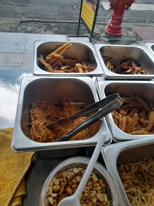 Vegan ingredients at Chay DANAMI in Ho Chi Minh City