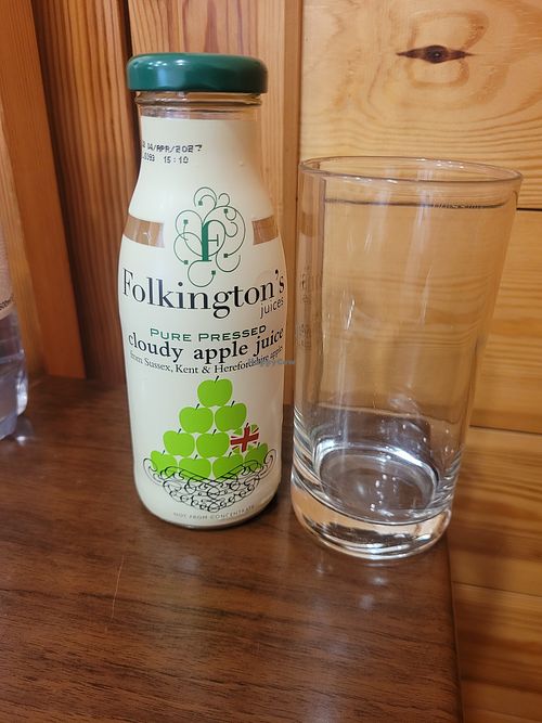 Apple Juice at Caffi Siabod in Criccieth