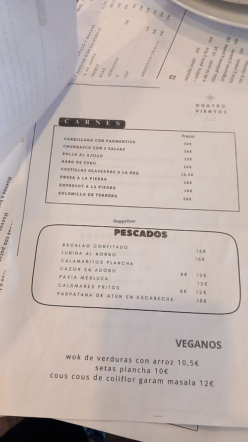 Carta  at Cuatro Vientos in Cordoba