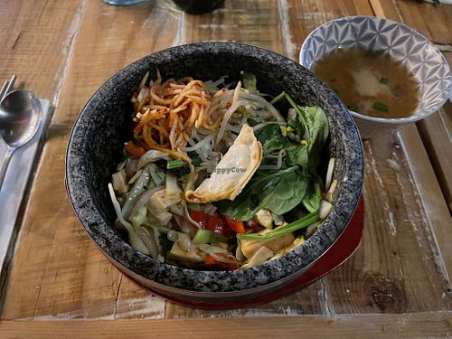 Dolsot bibimbap (tofu)  at Restaurant De Chou in Montreal