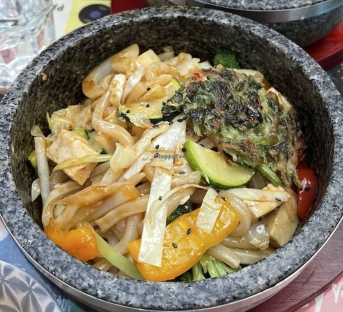 Dolsot udon (tofu)  at Restaurant De Chou in Montreal
