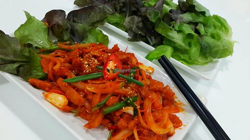 Great vegetarian place in this neighbourhood!! at The Rice and Healthy Food ข้าวทิพย์ แอนด์ เฮลท์ฟู้ด in Bangkok