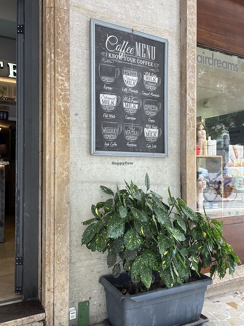 Coffee menu  at Nizza Cafè in Verona