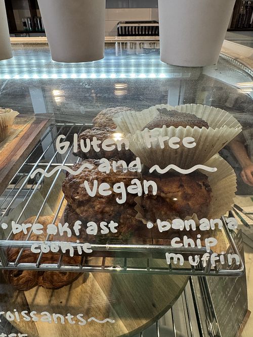 Gluten free and vegan treats  at Convive Coffee in Pittsburgh