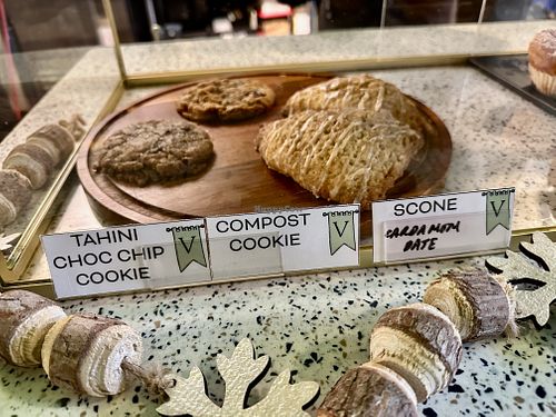 Vegan baked goods  at Tunic Coffee in Northampton