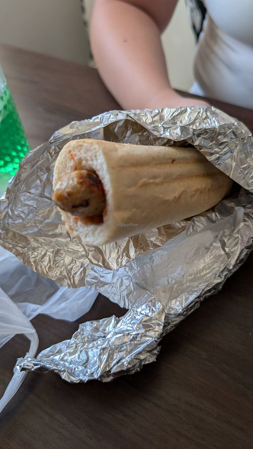 Hot Dog at Vegan World Food Truck  in Bad Voslau