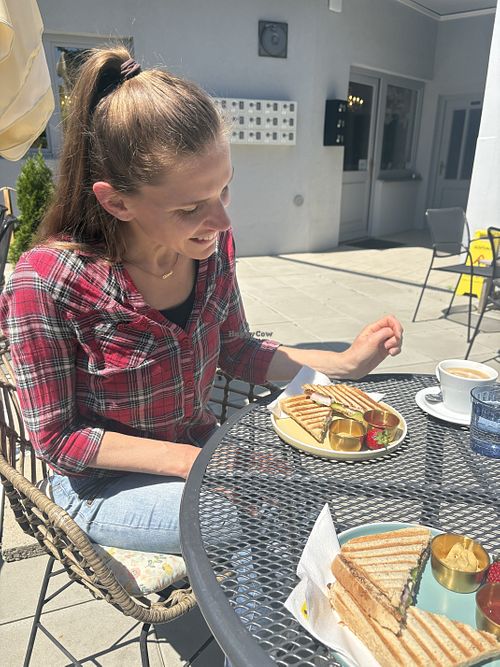 gemüsetoast mit tofu  at Ohne TamTam in Styria