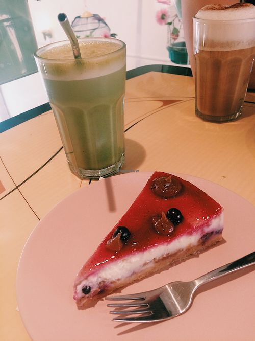 Still one of the best place in Strasbourg for a vegan cheesecake! at What The Cake in Strasbourg